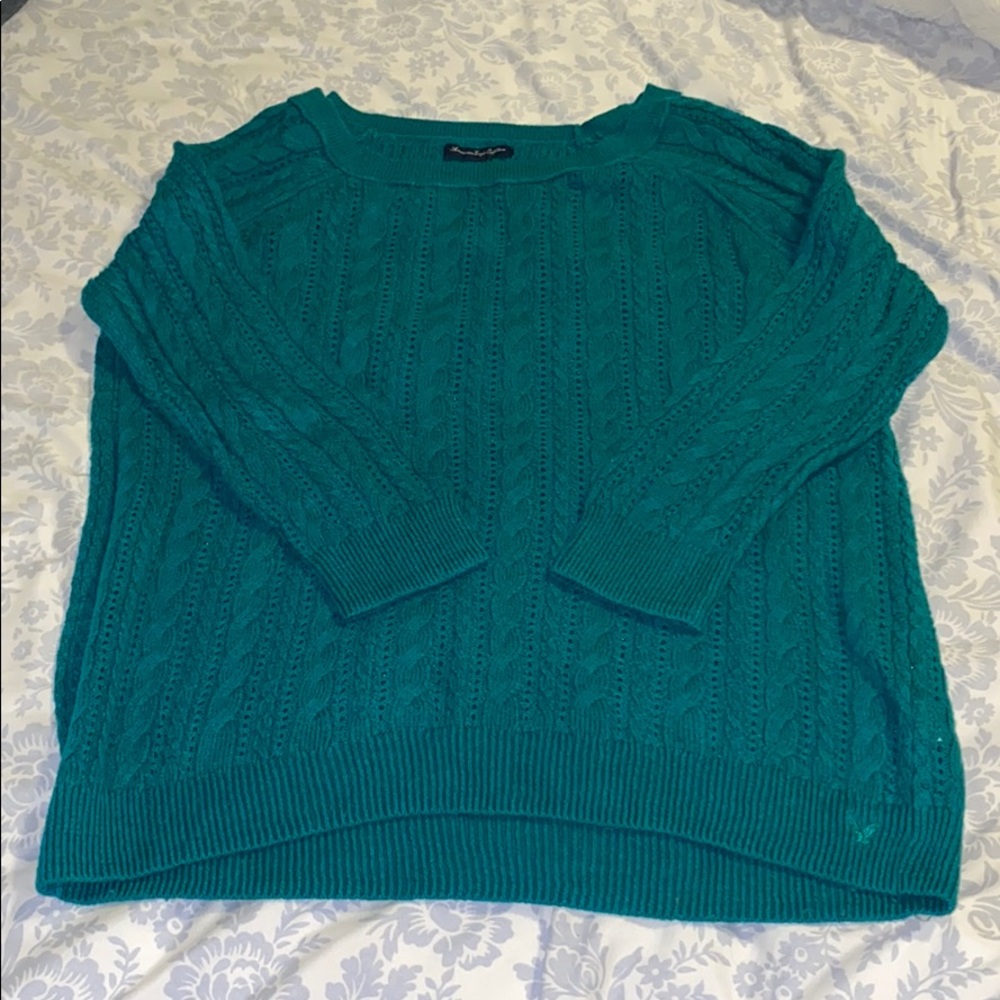 American Eagle 3/4 length sweater